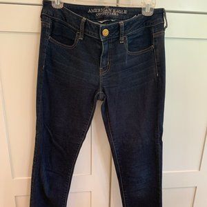 American Eagle Skinny Blue Jeans US4 (long)